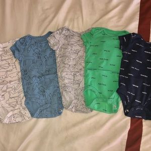 SOLD Five carters onesies